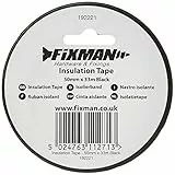 Fixman 192221 Isolierband 50mm x 33m, schwarz
