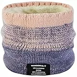OKIDSO Winter Schlauchschal Schal Herren Loop - Fleece Halswärmer Multifunktionstuch Sport Ski Halsschlauch Thermo Winddichte Nackenwärmer Halstuch Fahrrad Halstücher for Herren Damen