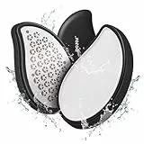 BEZOX 3-in-1 Nano Glass Callus Remover & Stainless Steel Callus File, Highly Effective Callus Remover for Velvety Soft Feet, Callus Rasp for Callus Remover, Strong Callus Dead Skin Foot Scraper