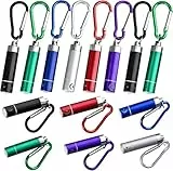 GOLDGE 14Pcs LED Schlüsselanhänger Taschenlampe Mini Taschenlampe für Outdoor Camping Radfahren (Zufällige Farbe)