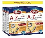 Abtei A-Z Komplett Langzeit-Multivitamine - hochdosiertes Nahrungsergänzungsmittel für Vitalität und Wohlbefinden - mit Vitamin B12 und Lutein, 252 Kapseln