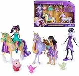 Unicorn Academy - Abenteuer-Set, mit Ravenzella, Sophia, AVA, Wildstar, Leaf und weiteren Figuren, ca. 12 cm große Originalfiguren zur beliebten Netflix Serie, für Kinder ab 4 Jahren