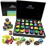 Hallingers Tee Deluxe Selektion 24 - No. 2-24 Sorten Tee Geschenkset, vegan & glutenfrei in Schraubgläsern (Set) - Geschenkideen Weihnachten & Geschenke Adventskalender | Geburtstag Glückwunsch Gene