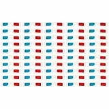 SOLUSTRE 100 Stück 3D-Brille aus Karton, Anaglife, Rot und Cyan, Universal-3D-Brille für Videoaufnahmen