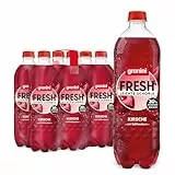 granini FRESH Kirsche (6 x 0,75l), Kirsch-Erfrischungsgetränk, mit Kohlensäure, echte Früchte, wenig Kalorien, ohne Süßungsmittel, vegan