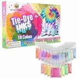 Desire Deluxe Tie Dye Ink - Set mit 5/9/18 Farben Tinte zum Färben von Stoff, Kleidung - Kreative Kunst Handwerk Tie Dye Spiele Aktivität für Erwachsene & Kinder (18 Farben Set)