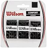 Wilson Overgrip Profile 3er Griffbänder, Black, NS