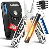 AVENTURIS® Multitool-Feuerstahl-Set PERSONALISIERT, Ostergeschenk für Männer, Survival-Outdoor- Ausrüstung mit 21 Funktionen Multitool Werkzeug kombiniert mit Feuerstahl als Set. Multitool Geschenk