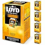 LOYD - HORECA Schwarztee Citrus – 4 x 20 Einzelverpackte Teebeutel - Premium Qualität, Hochwertiger Schwarzer Tee mit Zitrusnoten für Gastronomie, Hotel, Restaurant, Erfrischend & Aromatisch - 4 x 40g
