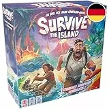 Zygomatic, Survive The Island, Familienspiel, Brettspiel, 2-5 Spieler, ab 8+ Jahren, 45 Minuten, Deutsch