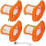 Rebirthcare 4 Stück Filter für Black+Decker BHHV320B BHHV320J BHHV520BF BHHV520BFP BHHV520BT BHHV520JF Akku Handstaubsauger Filter Ersatzfilter Staubsaugerfilter Ersatzteile Zubehör