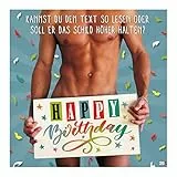 Depesche 11661-029 - Glückwunsch-Karte mit Musik, witzige Geburtstags-Karte mit farbenfrohem Motiv, passendem Spruch und Innentext, inkl. Umschlag, 17 x 16,5 cm