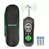 RDINSCOS Feuchtigkeitsmessgerät – Wandfeuchtigkeitsmesser und Holzfeuchtemessgerät, Zerstörungsfreie Messung, Baufeuchtemessgerät für Holz, Wand, Decke, Boden, Wohnmobil