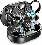 Bluetooth Kopfhörer Sport, Kopfhörer Kabellos Bluetooth 5.4 mit ENC Noise Cancelling und 4 HD Mics, 50 Std Kabellose Ohrhörer, In Ear Kopfhörer mit Hi-Fi Stereo, IP7 Wasserdicht, USB-C/LED-Anzeige