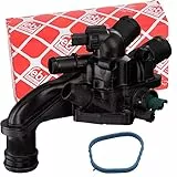 febi bilstein 103197 Thermostat mit Gehäuse, Dichtung und Temperaturschalter , 1 Stück