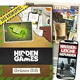 Hidden Games Tatort - Grünes Gift, Cold Case Fallakte, Detektivspiel für zu Hause, Krimispiele ab 14 Jahren, Crimigame, Krimigame, Krimifall Escape Room Spiel, Tatort