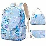 Sunborls Canvas Rucksack Mädchen Schule Büchertasche Bohemia College Rucksack 3 in 1