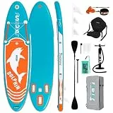FunWater Stand Up Paddling Board 320 cm & 350 cm – SUP für 2 Personen/Familien, mit komplettem Zubehör, Doppellagiges PVC, anfängerfreundlich,Aufblasbares Paddle Board für Erwachsene & Einsteiger