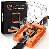 UniqueMe Displayschutzfolie für Apple Watch Serie 10, 46 mm, 2 Stück, [starke Sorption] [Keramikfolie, kein Glas], blasenfrei, kratzfest, HD, klare Abdeckung, weiche Folie, iWatch, einfache