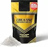 Creatin Monohydrat Pulver 1000g - Premium Kreatin Monohydrat mit Messlöffel & Zipverschluss + 2 Geschenke im Wert von 130€ GRATIS - Maximale Muskelkraft, Leistung & Definition