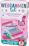 Schmidt Spiele 51603 Webrahmen-Set, Metalldose, Rosa