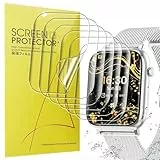 Blueshaweu Schutzfolie Kompatibel mit Loekneue Smartwatch Damen G91, HD klar Flexible TPU Displayschutzfolie [6 Stück] für Loekneue G91/ SLOKSFil G91 Smartwatch (transparent)