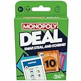 MONOPOLY Deal Kartenspiel – Englische Version