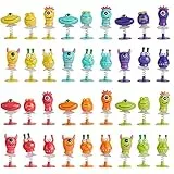 THE TWIDDLERS 36 Springende Monster Springspielzeuge für Jungen & Mädchen - Hüpfmonster Gastgeschenke, Mitbringsel, Mitgebsel, Give Aways Kindergeburtstag, Alien Kleine Geschenke für Kinder