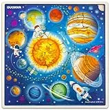 QUOKKA Spielzeug Puzzle ab 3 4 5 Jahre - 28-Teiliges Montessori Holzpuzzle Spiele für Kinder - Geschenk Kinderspielzeug für Mädchen and Junge ab 6 7 mit Raum