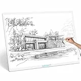 ARTDOT Leuchttisch A1 für 5D Diamond Painting Zubehör, Einstellbare Helligkeit Diamant Painting Lichtplatten