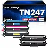 TN-243CMYK MFC L3750CDW TN247 Toner: 5er-Pack MFC-L3770CDW Kompatibel für Brother DCP-L3550CDW MFC-L3750CDW TN243CMYK TN 243CMYK HL-L3210CW DCP-L3510CDW HL-L3230CDW MFC-L3710CW TN-243 TN-243BK TN243