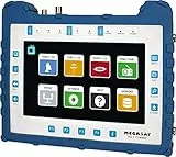Megasat HD 7 Combo – Messgerät (für DVB-S, DVB-S2, DVB-T, DVB-T2, DVB-C, DAB+, Live-TV Bild, Unicable, 8,9″ Farbdisplay, Akku, Lampe)