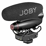 Joby Wavo PRO DS Professionelles Richtmikrofon zur Kameramontage, Rycote-Dämpfungshalterung, Low-Cut-Filter, Integrierte LEDs, Richtmikrofon, Content-Creator, Mikrofon Kamera, Kondensator-Mikrofone