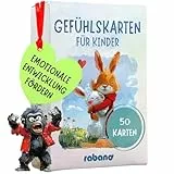 50 Gefühlskarten für Kinder - Sozial-emotionale Entwicklung fördern - Für Kindergarten & Grundschule - Emotionskarten, Gefühlsmonster Karten als Routine