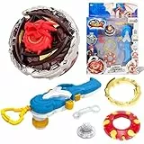 INFINITY NADO Kreisel für Kinder Metall Spielzeug Jungen Deluxe Fiery Dragon, Metallkreisel für Jungen und Mädchen im Alter von 5, 6, 7, 8, 9, 10, 11 und 12 Jahren, Light Red