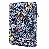 TiMOVO 9-11 Zoll Tablet Tasche für iPad 11 Zoll A16 2025, iPad 10. Gen. 10.9', iPad 10.2', iPad Air 11 Zoll/Air 5/4. Gen. 10.9', Galaxy Tab A9 Plus 11', Schutztasche für Smart Keyboard, Bunte Blume