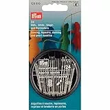 Prym 128610 Näh/Stick/Stopf/Perlnadeln ST in Compact-Dose, silber