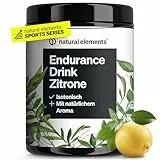 Endurance Drink Zitrone – 600g Isotonisches Getränkepulver – mit 45% Maltodextrin, 30% Dextrose, Elektrolyten und Kohlenhydraten – vegan, optimal bioverfügbar – in Deutschland produziert