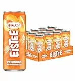 Rauch Eistee Pfirsich | Erfrischendes Getränk aus Schwarztee und Hagebutte | Perfekter Durstlöscher | Ideal für Tee Trinker | Beste Qualität | 12x 330ml Dosen