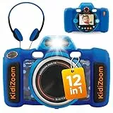 VTech KidiZoom Duo FX I Digitale Kinderkamera mit Selfie- und Videofunktion I Musik, Spiele und Fotoeffekte I Lernspielzeug Technik für kreative Kinder ab 4 Jahren I Für Jungen und Mädchen I Blau