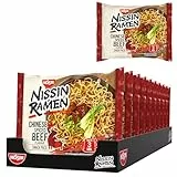 Nissin Ramen - Chinese Spiced Beef, 10er Pack, Instant-Nudeln asiatischer Art, nach chinesischen Rezeptur, schnell & einfach zubereitet, asiatisches Essen (10 x 66,8 g)