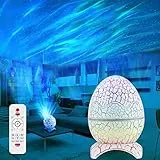 MILFECH LED Sternenhimmel Projektor, Galaxy Projektorlicht mit Bluetooth Lautsprecher, Nachtlicht Polarlicht mit Fernbedienung,19 Weiße Rauschen, Aurora-Effekten, Timing und Sternen