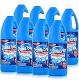 DanKlorix 8X1,5 L Hygiene-Reiniger Original – 1500 ml | Kraftvoller Allzweckreiniger für Küche, Bad & Haushalt