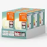 LEDVANCE Volks-Licht E27 Smarte LED Lampe | Bluetooth | warmweiss | dimmbare Glühbirne | kompatibel mit Amazon Alexa und Google Assistant | steuerbar mit der LEDVANCE App | 6er-Pack