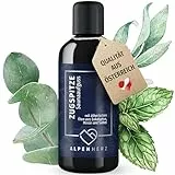 Alpenherz Saunaaufguss - 100% naturrein - 100ml mit ätherische Öle aus Eukalyptusöl, Minzöl & Salbeiöl Saunadüfte Aufgussmittel Saunaöl Sauna Zubehör Saunaduft Aufguss Geschenkset