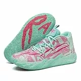 Hixingo Herren Basketballschuhe Sportschuhe High Top Sneaker Turnschuhe Anti-Rutsch Laufschuhe Basketball Schuhe Unisex Walkingschuhe für Aldult Jungen Mädchen