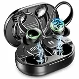 Matast Bluetooth Kopfhörer, Bluetooth 5.4 Sport Kopfhörer mit HiFi Stereo, 50 Stunden Wireless In Ear Kopfhörer Geräuschunterdrückung ENC und 4 HD Mics, IP7 Wasserdicht Kabellose Kopfhörer, Kopfhörer