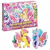 GALUPY Rainbow Unicorn Spielzeug Adventskalender 2025 Kinder – Einhorn Adventskalender Mädchen mit exklusiven Galupy Einhörner Figuren & Spielset