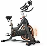 YOSUDA Heimtrainer Fahrrad, Leises Schwerlast Indoor Cycling Bike, 8KG Magnet-Schwungrad, Ergometer mit verbessertem LCD-Monitor mit 6 Fenstern, APP, Tablet-Halter, Bis 160KG