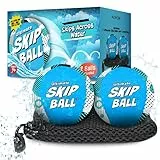 Activ Life - Ultimate Skip Ball (Blue Spots) Lustiges Strandspielzeug und Wasserspiele für Jungen, Teenager und Geschenke für Männer, die Alles haben – Coole Sommer-Geburtstagsgeschenke für Sohn